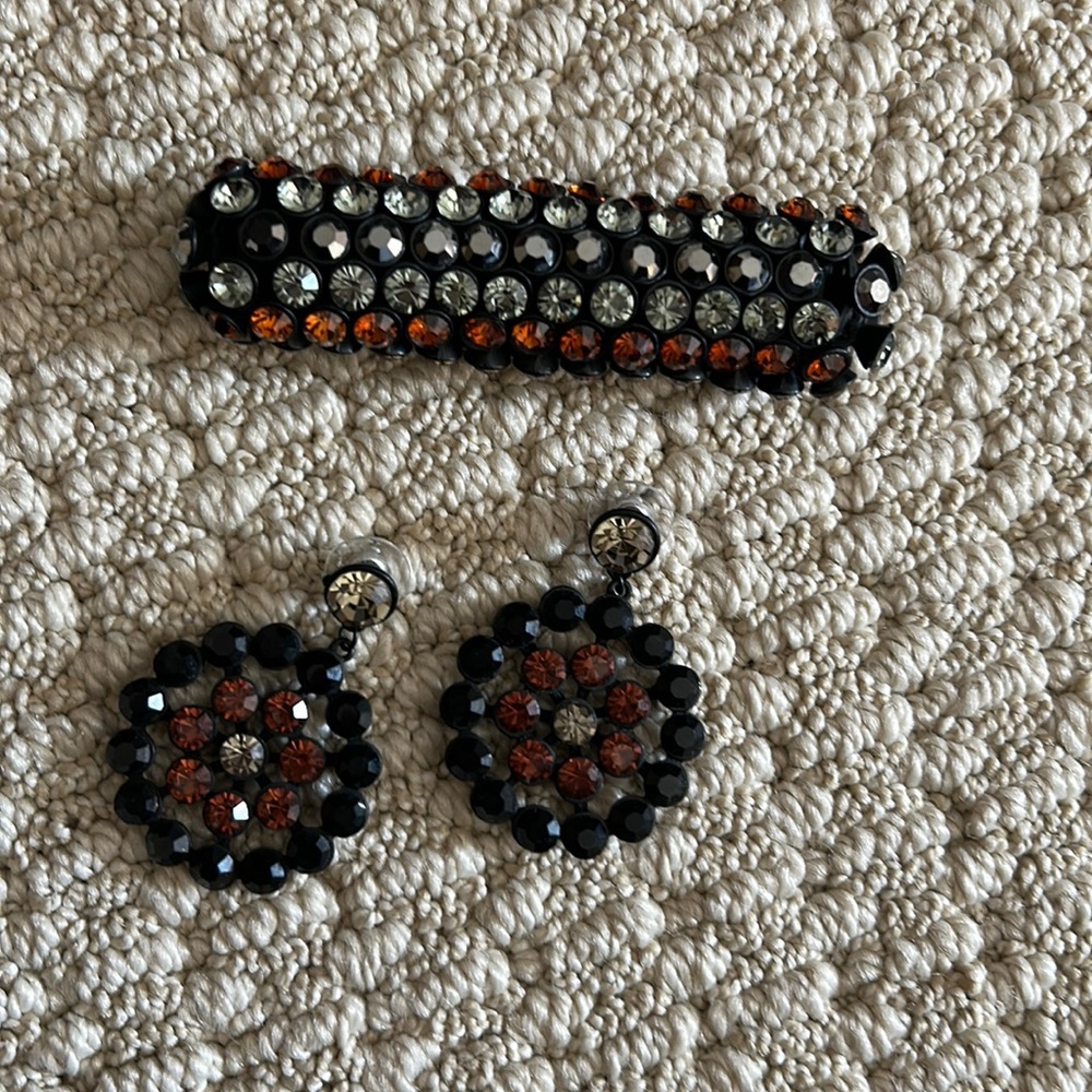 Costume Jewelry Earrings and Bracelet Set